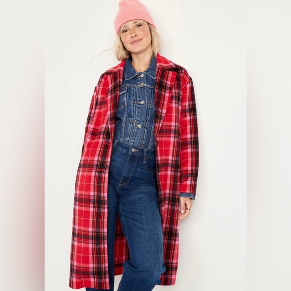 🆕 Old Navy Women’s Soft-Brushed Overcoat XL Petite - Picture 4 of 10